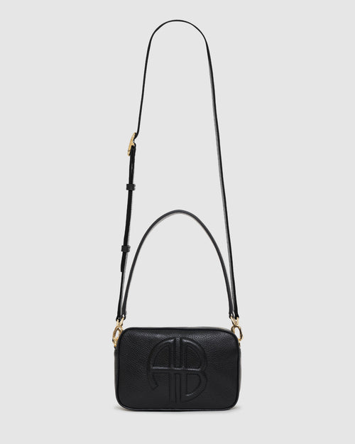 LILI BAG / BLACK PEBBLED