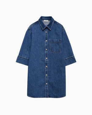 MARY DRESS / FRESHWATER BLUE