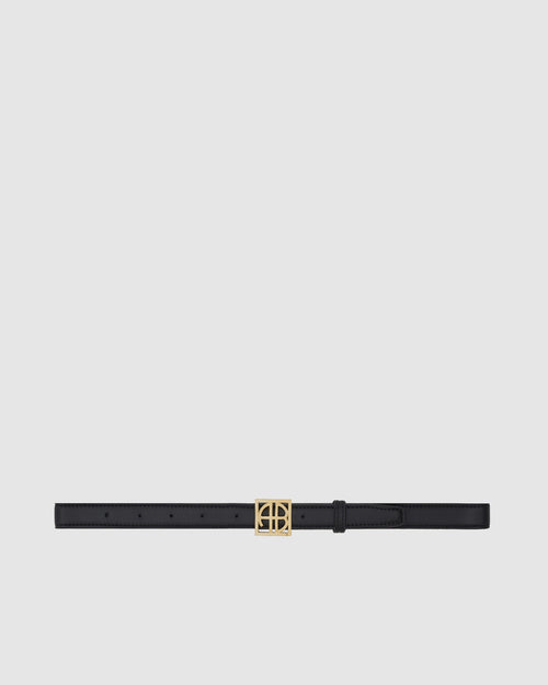 MONOGRAM BELT / BLACK