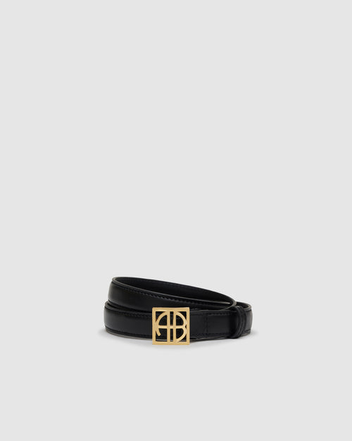 MONOGRAM BELT / BLACK