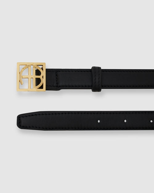 MONOGRAM BELT / BLACK