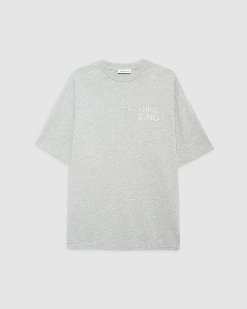 MYERS TEE SERIF NY / WASHED HEATHER GREY