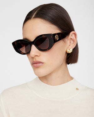 RENNES SUNGLASSES / DARK TORTOISE