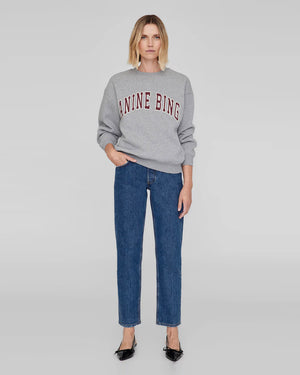 SPENCER SWEATSHIRT ANINE BING / MEDIUM HEATHER GREY