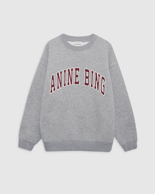 SPENCER SWEATSHIRT ANINE BING / MEDIUM HEATHER GREY