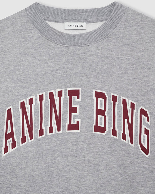 SPENCER SWEATSHIRT ANINE BING / MEDIUM HEATHER GREY