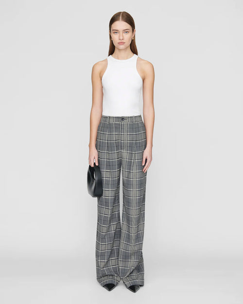 CARRIE PANT / GREY PLAID