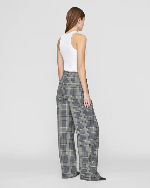 CARRIE PANT / GREY PLAID
