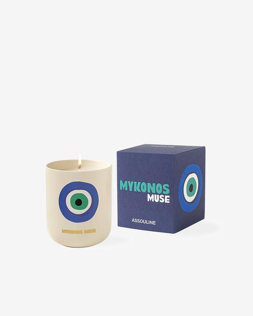 MYKONOS MUSE - TRAVEL FROM HOME SCENTED CANDLE