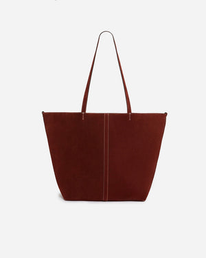 LARGE CALF LEATHER DAILY TOTE / AMER