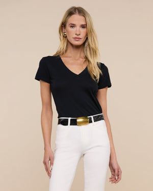 BECCA TEE / BLACK