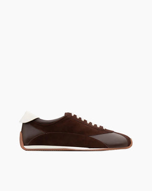 BERENICES SNEAKER / DARK CHOCOLATE & CREAM