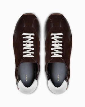 BERENICES SNEAKER / DARK CHOCOLATE & CREAM