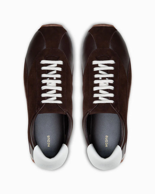 BERENICES SNEAKER / DARK CHOCOLATE & CREAM