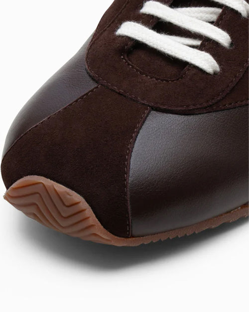 BERENICES SNEAKER / DARK CHOCOLATE & CREAM