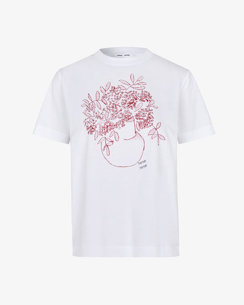 SACAMINO SS T-SHIRT 15276 / EARTH HOLLY BERRIES