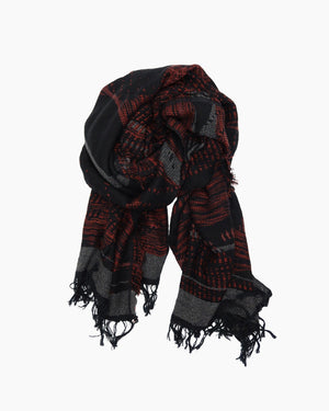 MIDDLE SHAW / BLACK / RED