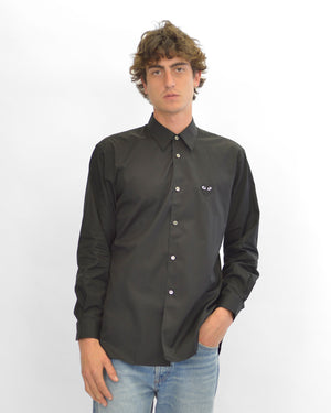 B004 UNISEX BLACK HEART SHIRT / BLACK