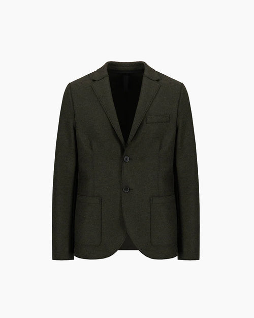 BLAZER LIGHT PRESSED WOOL / PINE MELANGE