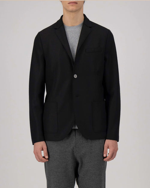 BLAZER LIGHT PRESSED WOOL / BLACK