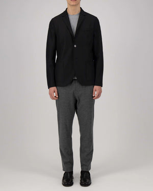 BLAZER LIGHT PRESSED WOOL / BLACK