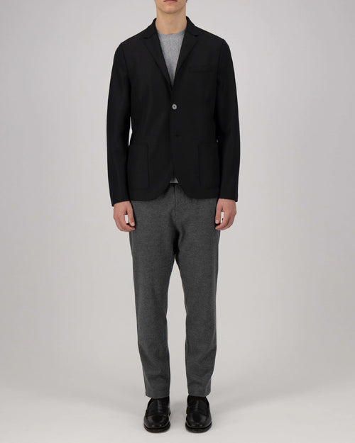 BLAZER LIGHT PRESSED WOOL / BLACK