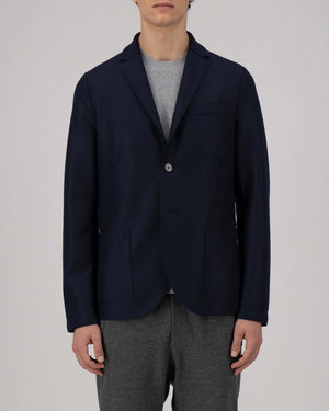 BLAZER LIGHT PRESSED WOOL / NAVY