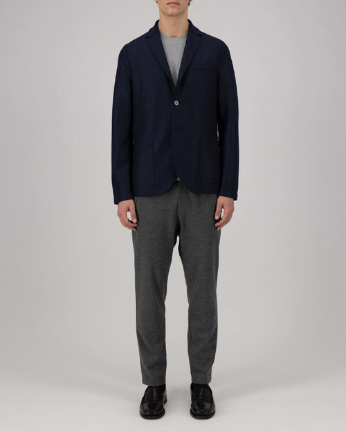 BLAZER LIGHT PRESSED WOOL / NAVY