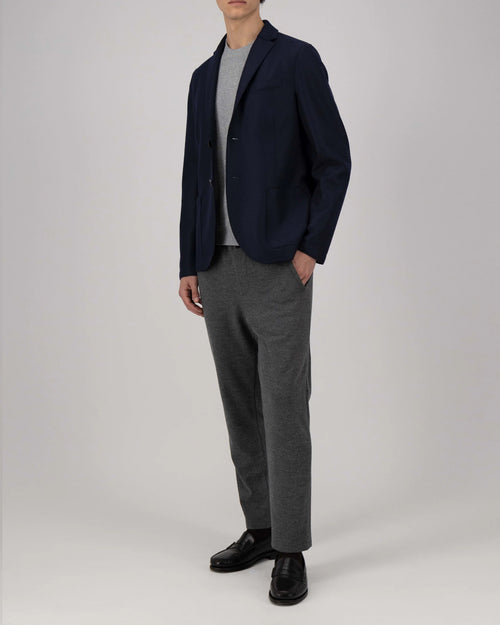 BLAZER LIGHT PRESSED WOOL / NAVY