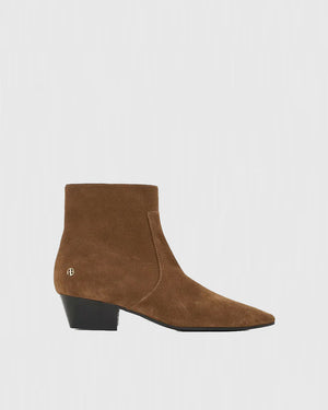 FREYA FLAT BOOTS / TOBACCO