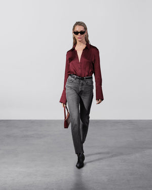 AMANDA SHIRT / CABERNET