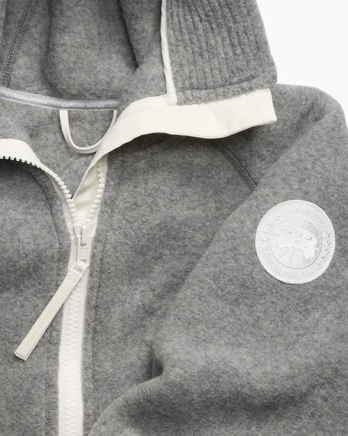 CHILLIWACK FLEECE BOMBER WHITE DISC / GREIGE