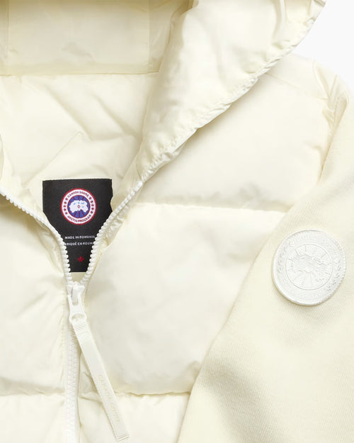 HYBRIDGE® WIDE QUILT KNIT HOODIE TONAL DISC / COTTON GRASS