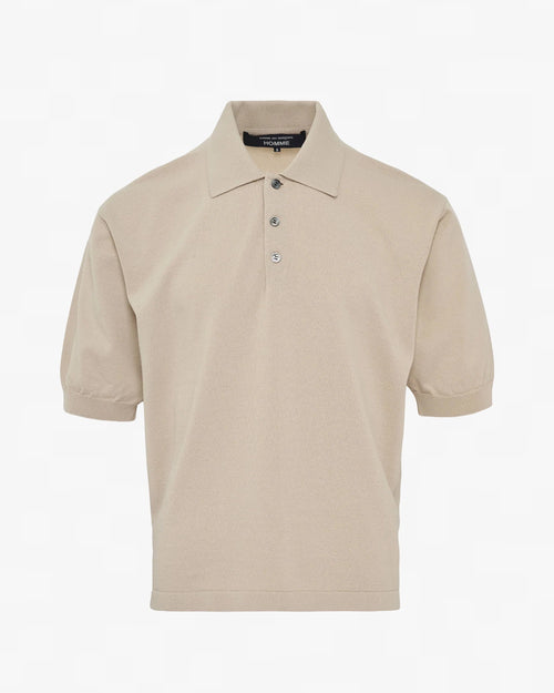 N004 POLO SHIRT / BEIGE