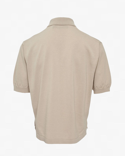 N004 POLO SHIRT / BEIGE