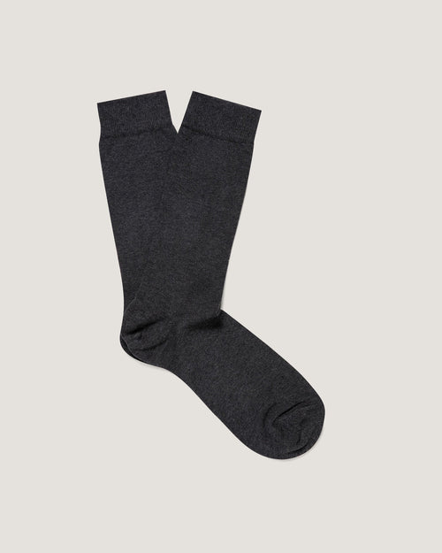 COTTON SOCK / CHARCOAL MELANGE