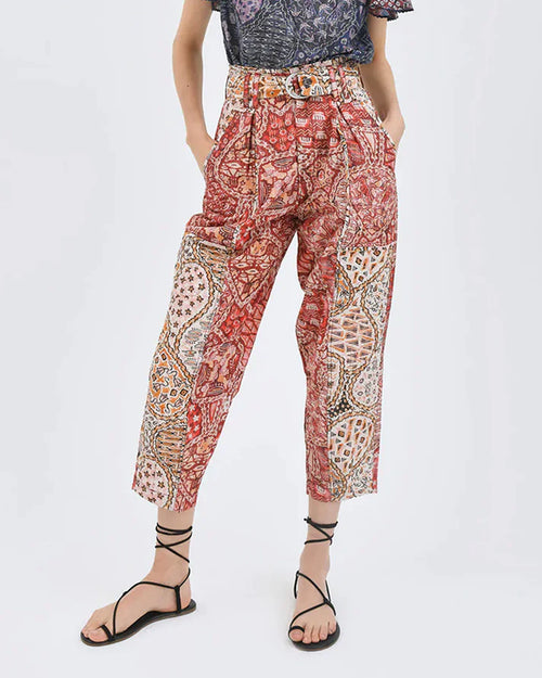 CIJI ORGANIC COTTON PANTS / CAIRO RED
