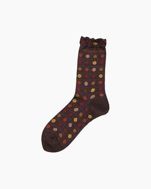 CIRCLES SOCKS / BROWN