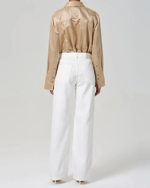 ANNINA HIGH RISE WIDE LEG / SOFT WHITE