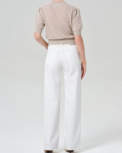 ANNINA HIGH RISE WIDE LEG / SOFT WHITE