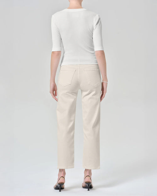 PALMA STRAIGHT CLEAN HEM / ALMOND
