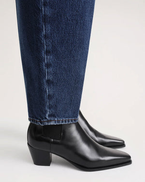 CITY BOOT / BLACK LEATHER