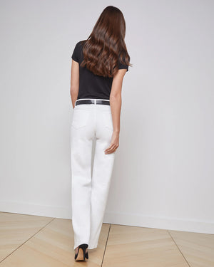 CLAYTON WIDE JEAN / BLANC