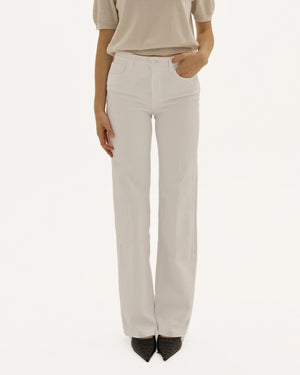 CLAYTON WIDE JEAN / BLANC