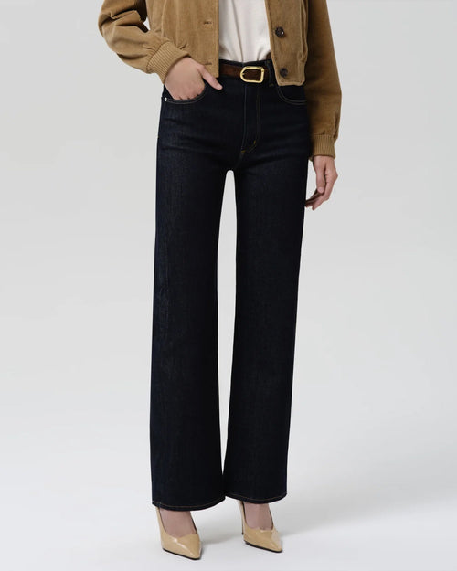 ANNINA HIGH RISE WIDE LEG / INKY RINSE