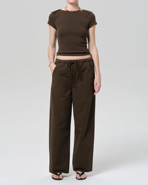 AURORA PULL ON TROUSER / MOSS