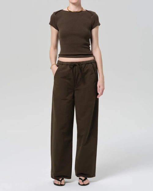 AURORA PULL ON TROUSER / MOSS
