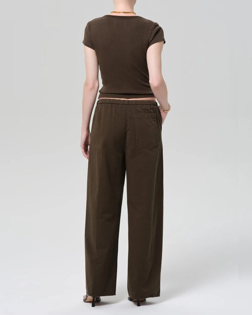 AURORA PULL ON TROUSER / MOSS