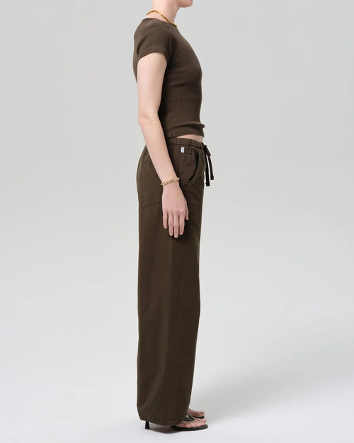 AURORA PULL ON TROUSER / MOSS