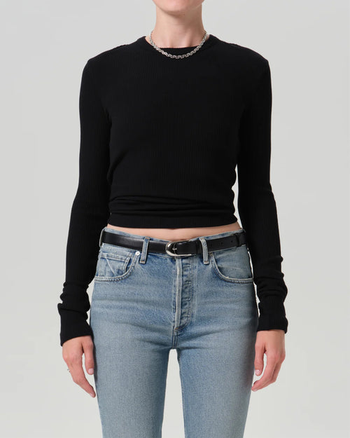 BINA CREWNECK / BLACK